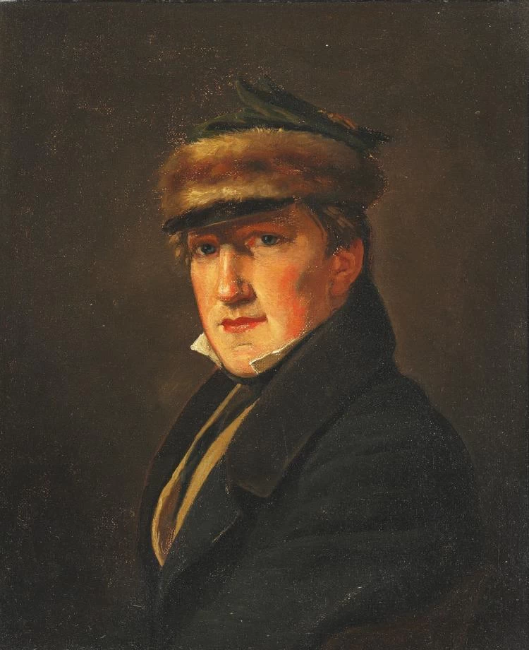 Christen Købke - Ritratto del pittore Emmerik Høgh, Guldberg
